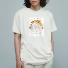 aki🧜‍♀️kia ＊人魚のトランクの海のおまもり。海藻の森。 オーガニックコットンTシャツ