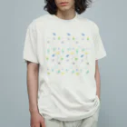 まめるりはことりのいっぱいセキセイインコちゃん【まめるりはことり】 Organic Cotton T-Shirt