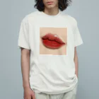 Sweetfishのぷるぷる唇 オーガニックコットンTシャツ
