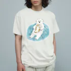 mofusandの愛の漂着時 オーガニックコットンTシャツ