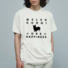 onehappinessのコーギー Organic Cotton T-Shirt