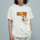 楽猫楽描しげ屋のベニテングダケ オーガニックコットンTシャツ