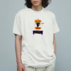 Yokokkoの店のかぼちゃねこ🎃2020 オーガニックコットンTシャツ