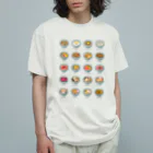 猫と釣り人のMENU_1C Organic Cotton T-Shirt