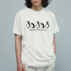 Cubのおえかきグッズ。のマゼランペンギン Organic Cotton T-Shirt