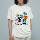 秘密結社(ㆁөㆁ)青い鳥のギャングスタ小鳥遊エリ＆唯我HIPHOP丸シリーズ Organic Cotton T-Shirt