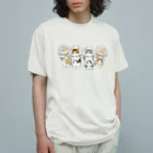 mofusandの防御力ZERO宇宙服 オーガニックコットンTシャツ