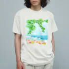 ボウズサーフのWave オーガニックコットンTシャツ