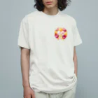 shu-shuの幸運を呼ぶスピリチュアルフルーツ☆「三柑の実」八角形 オーガニックコットンTシャツ