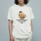 “すずめのおみせ” SUZURI店の一緒に遊ぼう！ 002 オーガニックコットンTシャツ