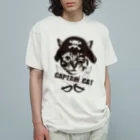 NobigaoのNobigao 海賊猫 オーガニックコットンTシャツ