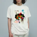 𝙈𝙊𝙈𝙊'𝙨 𝙎𝙝𝙤𝙥のGAME OVER-くも☁️型 オーガニックコットンTシャツ
