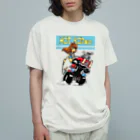 nidan-illustrationの“HOT RODeo” オーガニックコットンTシャツ