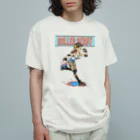 nidan-illustrationの"ROLLER DERBY" Organic Cotton T-Shirt