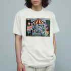 ＫＩＮＯＰＩ→Ｓ（キノピーズ）のモリの鍵掛け傘 Organic Cotton T-Shirt