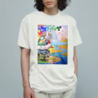 夢海月の狼たちと美しい世界 オーガニックコットンTシャツ