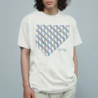 さかたようこ / サメ画家のmitsu mitsu same | 画一的なサメさんたちの密｜青緑color Organic Cotton T-Shirt