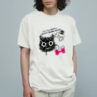 イラスト MONYAAT のCT107 もじゃもじゃ★ぱっふん*wanwanwanA オーガニックコットンTシャツ