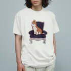 prunelleのKing  Dog Organic Cotton T-Shirt