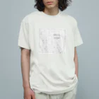 28105 10510 の淡墨　28105 10510 Organic Cotton T-Shirt