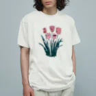 Danke Shoot Coffeeのチューリップ オーガニックコットンTシャツ