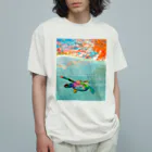 SUNRISE SOUNDのウミガメ オーガニックコットンTシャツ