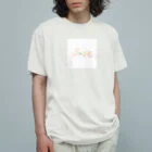 ミカちゃんの部屋⭐︎✴︎make a smile⭐︎✴︎のスマイル😊 オーガニックコットンTシャツ