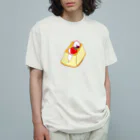 Draw freelyのシフォンケーキサンド オーガニックコットンTシャツ