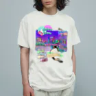 𝙈𝙊𝙈𝙊'𝙨 𝙎𝙝𝙤𝙥のベランダ オーガニックコットンTシャツ