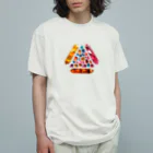 Spacy5 Official OnlineのCHAKRA TRIANGLE STONE  オーガニックコットンTシャツ
