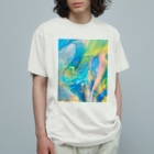 𝙈𝙊𝙈𝙊'𝙨 𝙎𝙝𝙤𝙥のマーブル-04 Organic Cotton T-Shirt