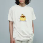 くそざこなめくじちゃんの（プリン）くそざこなめくじちゃん オーガニックコットンTシャツ