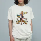 nidan-illustrationの"GOLDEN CRAFT" オーガニックコットンTシャツ