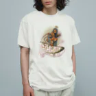 nidan-illustrationの"IMAGINE" オーガニックコットンTシャツ