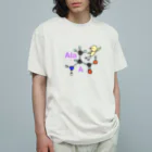 みずしまワークスのアミノ酸ぴよ アラニン オーガニックコットンTシャツ