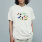 みずしまワークスのアミノ酸ぴよ セリン オーガニックコットンTシャツ