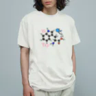 みずしまワークスのアミノ酸ぴよ トリプトファン オーガニックコットンTシャツ