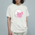 Draw freelyのぶたくんとマシュマロ Organic Cotton T-Shirt