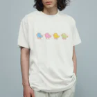 ハナのお店の色とりどり オーガニックコットンTシャツ