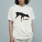 ミニピン クラブ minipin clubのミニチュアピンシャー ミニピン Miniature Pinscher minipin マーキング Organic Cotton T-Shirt