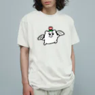 ヨロでございま府のハイパーどたどたダブルセンスちみ オーガニックコットンTシャツ