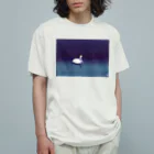 sAsA《空色風船物語*》の星空と白鳥 Organic Cotton T-Shirt