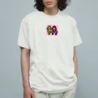 Eye Star Productionのチョコレートパフェ食べよ オーガニックコットンTシャツ