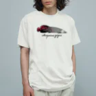 Alba spinaのピラルク オーガニックコットンTシャツ