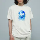 chicodeza by suzuriの空溶け髑髏 Organic Cotton T-Shirt