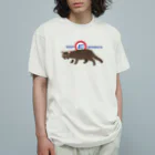 しまのなかまfromIRIOMOTEのKEEP40 IRIOMOTE（青文字） オーガニックコットンTシャツ