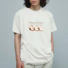 どるちぇ＊うさぎの《アニマル×》三毛猫＊Nyan Mitsu〜にゃん密〜＊ Organic Cotton T-Shirt