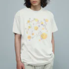 Lily bird（リリーバード）のパステルカラー草花 オーガニックコットンTシャツ