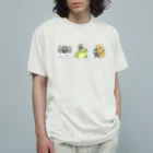 冥王星の忍者三態 オーガニックコットンTシャツ