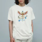 トロ箱戦隊本部の雨の日(コウモリ傘) Organic Cotton T-Shirt